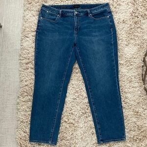 Talbots Dark Blue Ankle Jeans‎